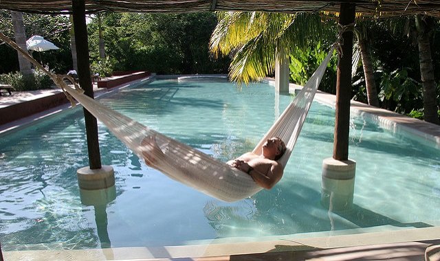 hammock for backyard pool fun