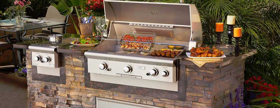 Outdoor barbeque designs